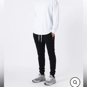 new Zanerobe ORGO SURESHOT FLEECE JOGGER - BLACK